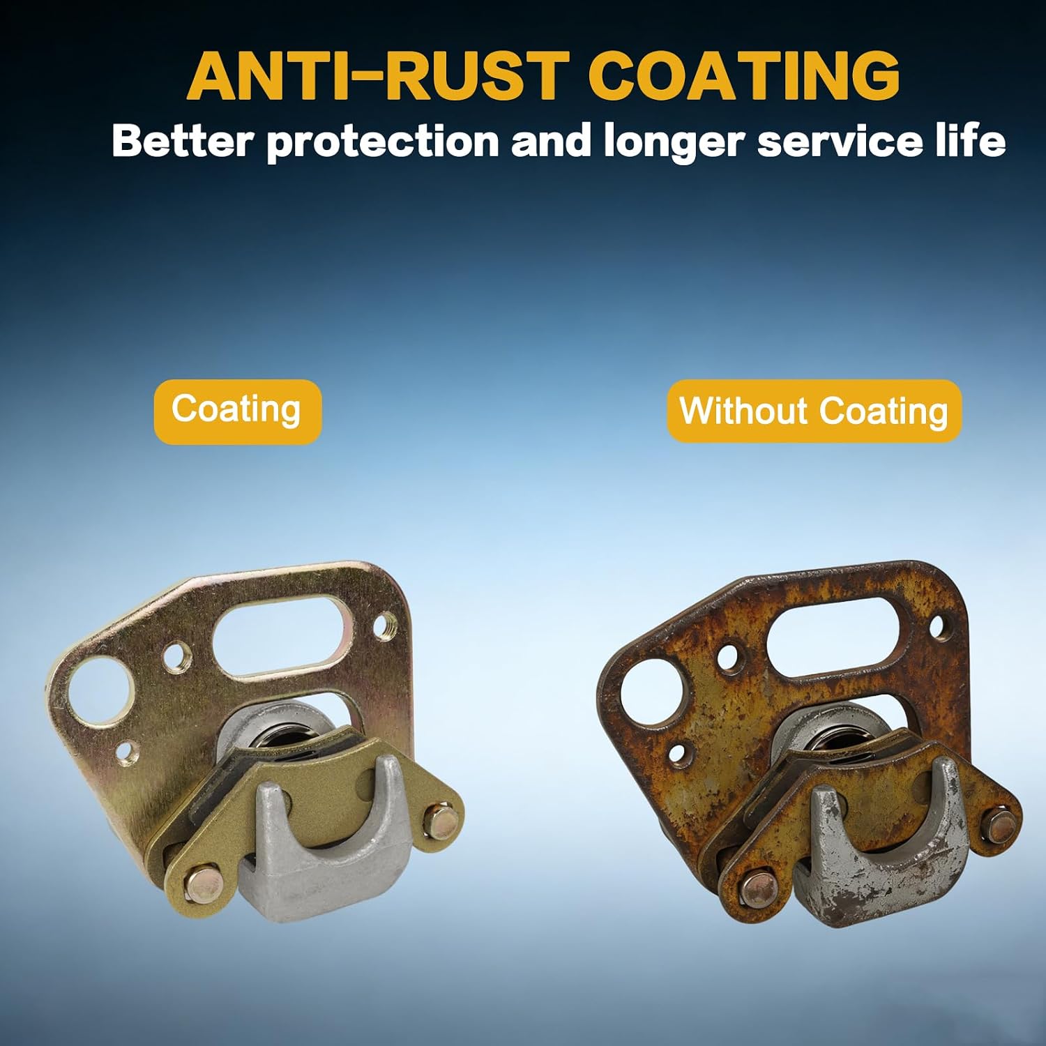 GSPSCN Front Left & Right Brake Calipers w/Pads & Bracket for 1999-2000 Polaris Magnum 500 Ranger 500 Sportsman 500 Worker 500 Xpedition 425 Xplorer 400,# 1910309 1910310 1910234 1910310