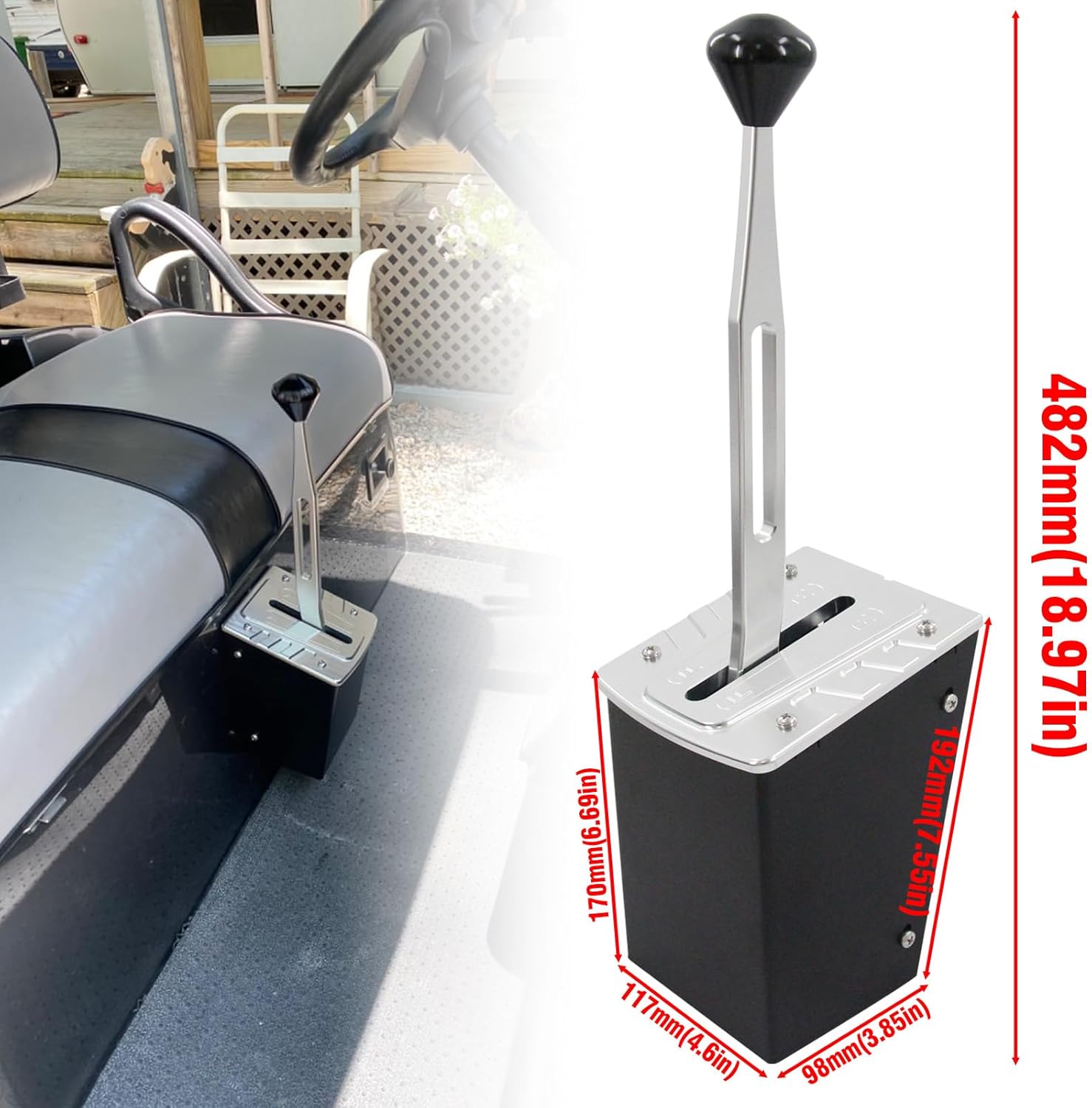 Forward/Reverse Shifter Assembly for Golf Cart