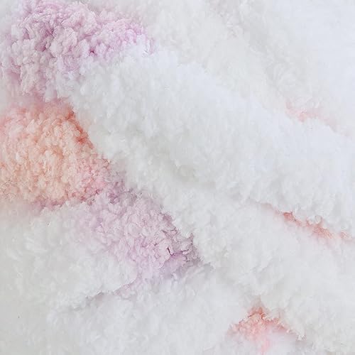 Miniatura 8 de MABOZOO Hilo grueso para tejer a mano, hilo de manta grueso grande, hilo suave y esponjoso para ganchillo, hilo de punto grueso súper voluminoso,