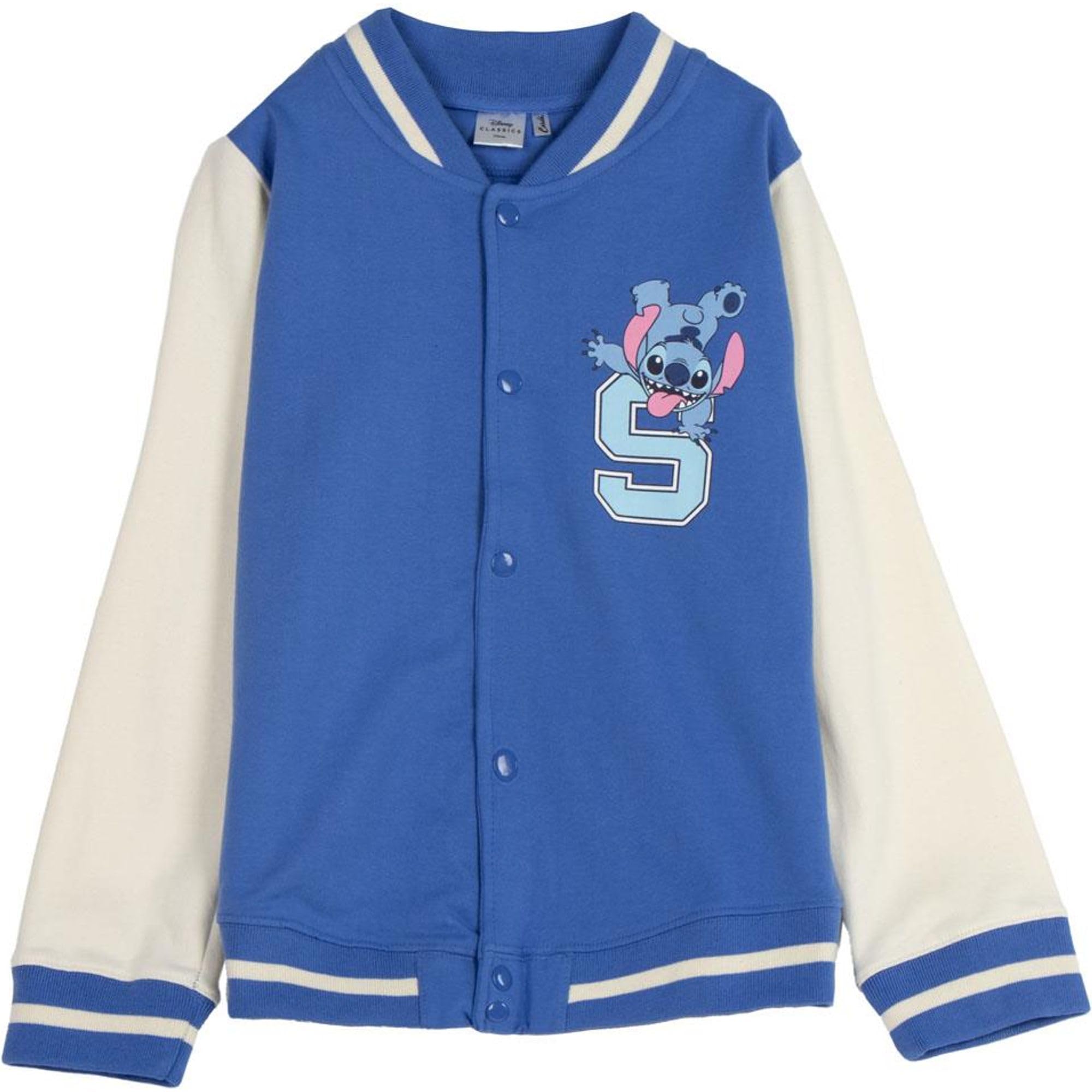 CERDÁ LIFE'S LITTLE MOMENTS Cotton Brushed Baseball Stitch Sweater Unisex Kids Jacket, azul, 14 Years