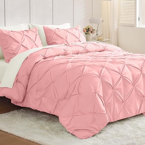 Miniatura 13 de JOLLYVOGUE - Juego de edredón Queen de 7 piezas - Cama en una bolsa Queen para todas las estaciones, juegos de edredón con pinzas con edredón,