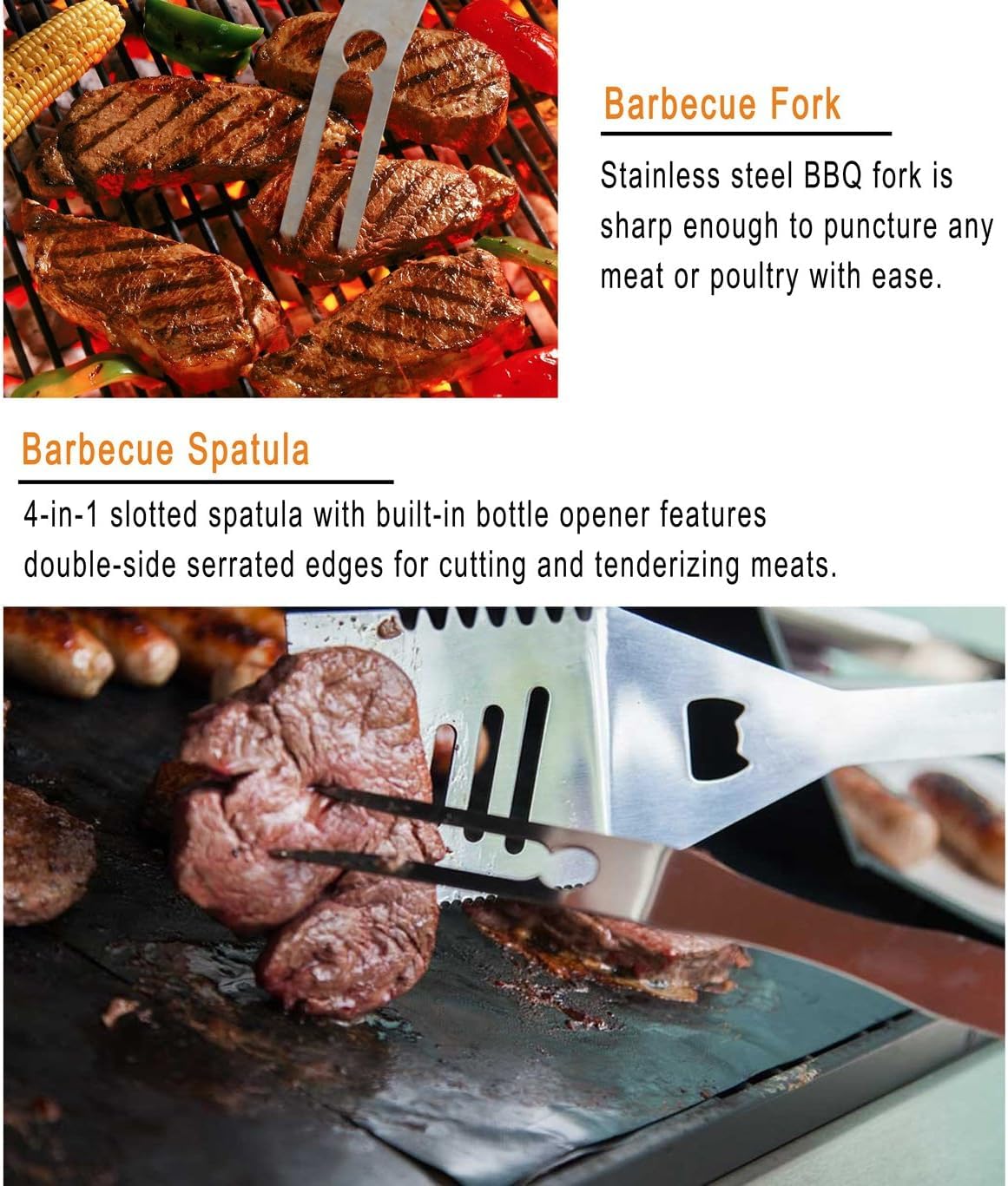 grilljoy 24PCS Accessori Barbecue