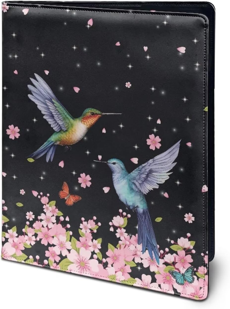 Folder Padfolio Clipboard for Men Women Clipboard Folio Leather Portfolio Binder Documents Notebook Organizer