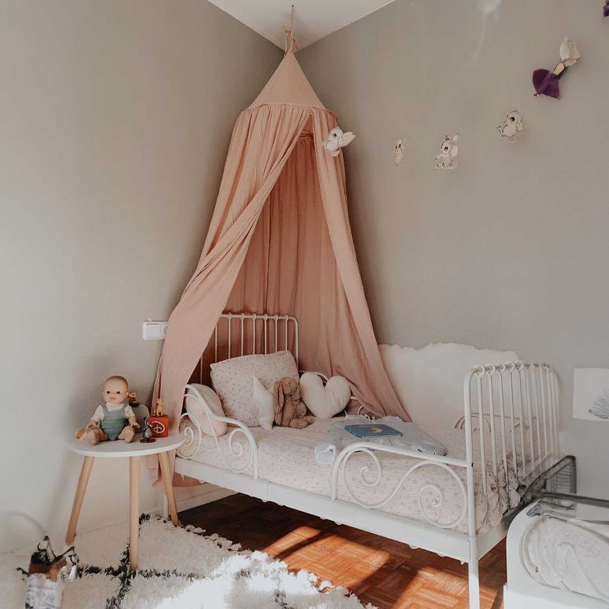 Deryan Moustiquaire vintage 245 cm - Ciel de lit - Filet de protection contre les insectes Canopy
