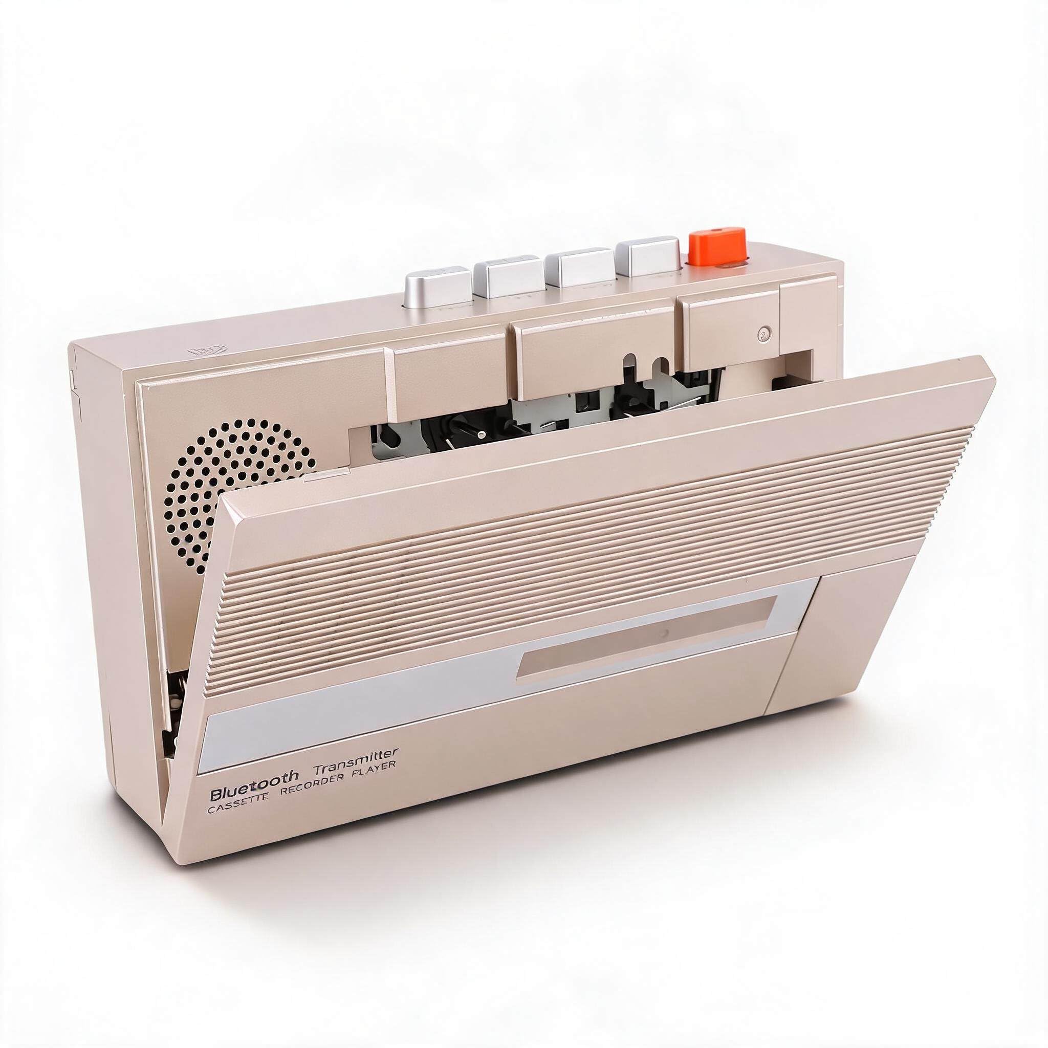 Sxhlseller Lecteur de Cassettes, Enregistreur de Cassettes Bluetooth Portable avec Haut-Parleur intégré et Prise Casque pour la Conversion Audio Numérique et L'enregistrement sur Bande