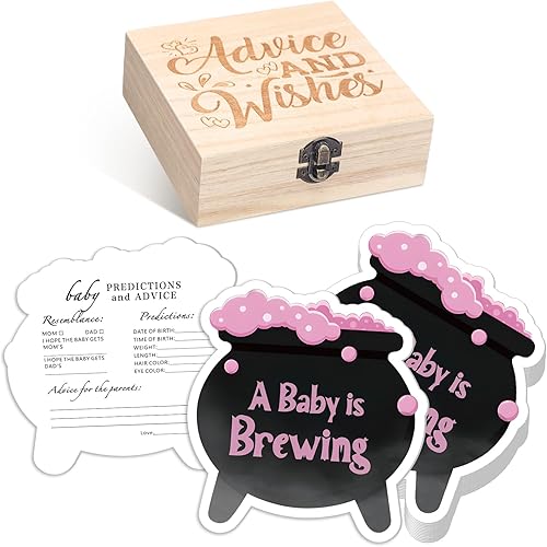 Miniatura 17 de RattanView 50 tarjetas de juego de predicción y consejos de otoño de doble cara con caja de recuerdo de madera, calabaza floral, Día de Acción de