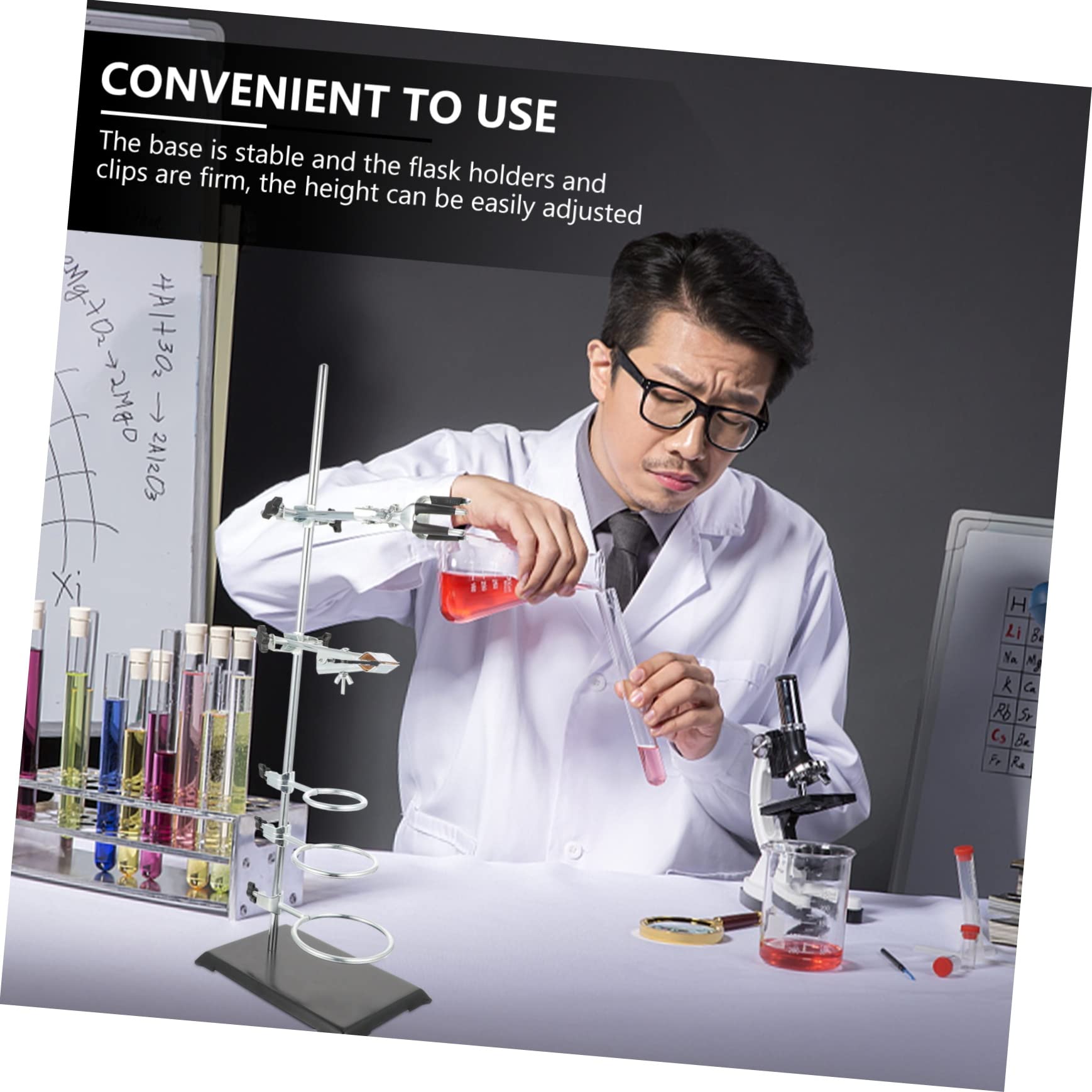 Chemischer Labor Retortenstativ 60cm aus Eisen für Experimente