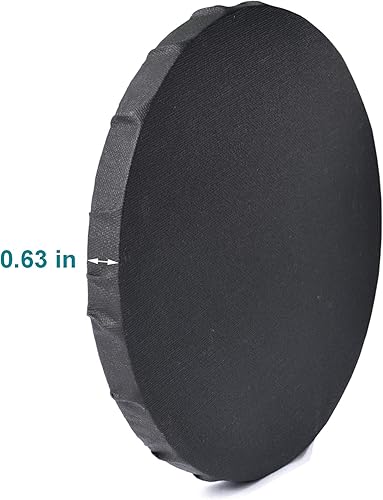 Miniatura 4 de IVON 2 lienzos circulares, 15 pulgadas, redondos, profesionales, para pintar, vertido de acrílico