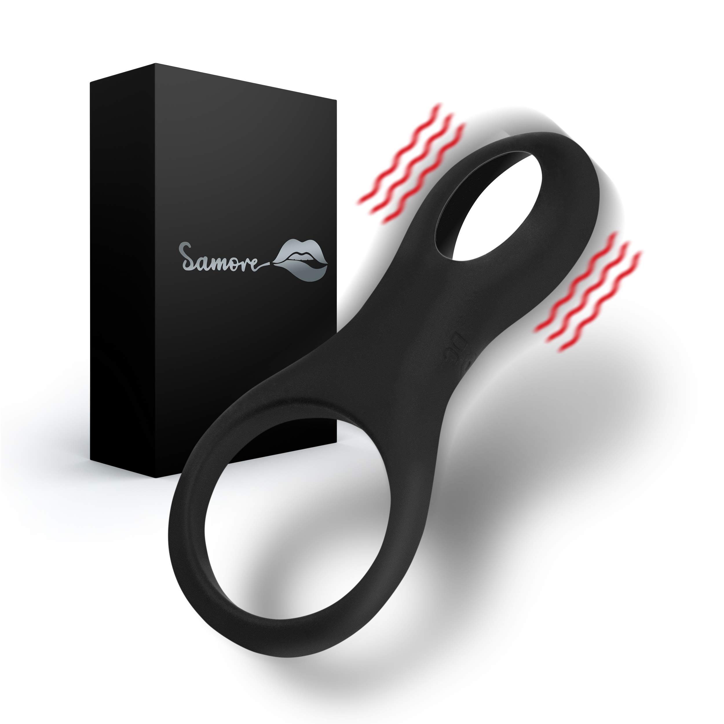 SAMORE® Ring Vibrator - Sex Toy for Men & Couples with [10] Vibration Modes  - Cock Ring