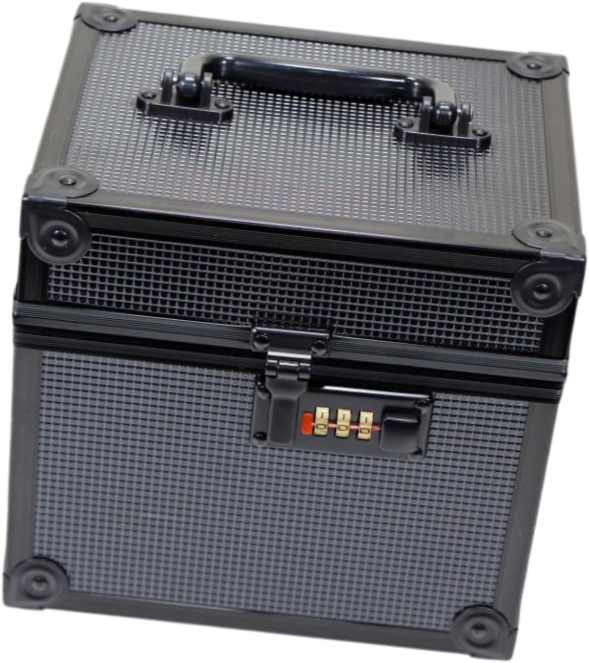 Trading Card Box Double Slot Waterproof Collection Cards Container Keeper Portable Protector Sports Cards Holder Carrier Case, Black