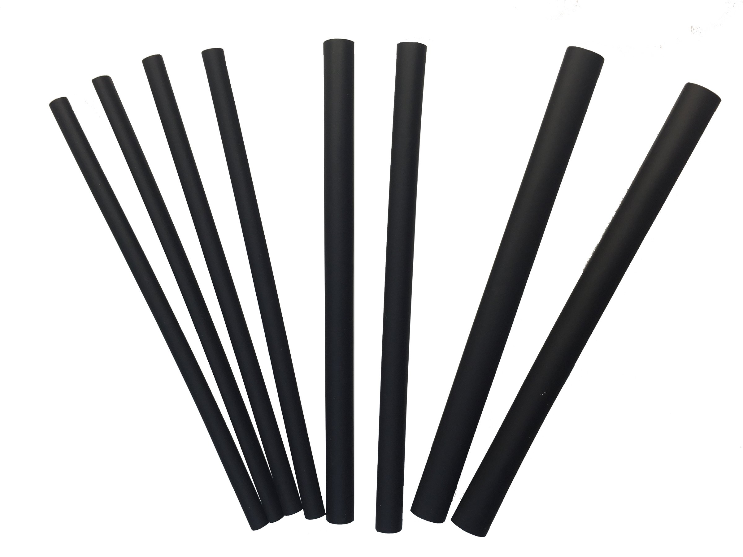 Gardner Bender HST-AST Assorted Electrical Heatshrink Tubing, ⅛-¼ x 4 inch, 8 pk, UV Resistant Black