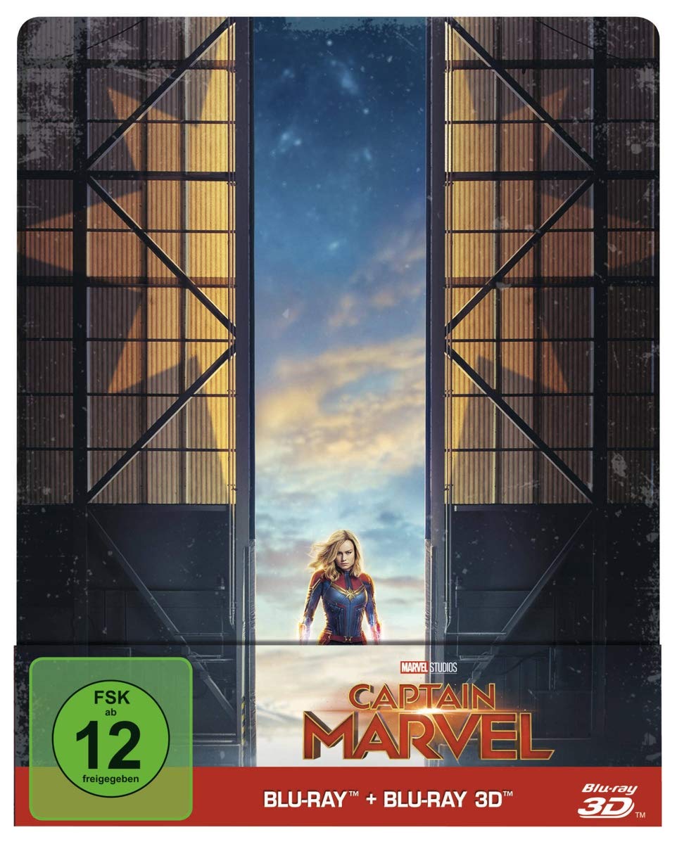 Captain Marvel Steelbook Blu-ray coleccionismo importación alemana