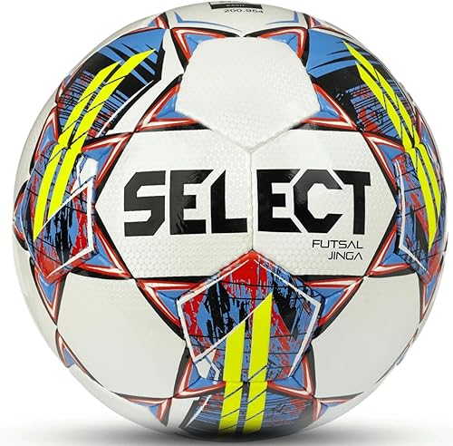 Select Jinga Futsal Ball Amarillo V22 - Paquete de 4 bolas,Blanco V22 - Paquete de 4 bolas,Blanco V22 - 1 bola