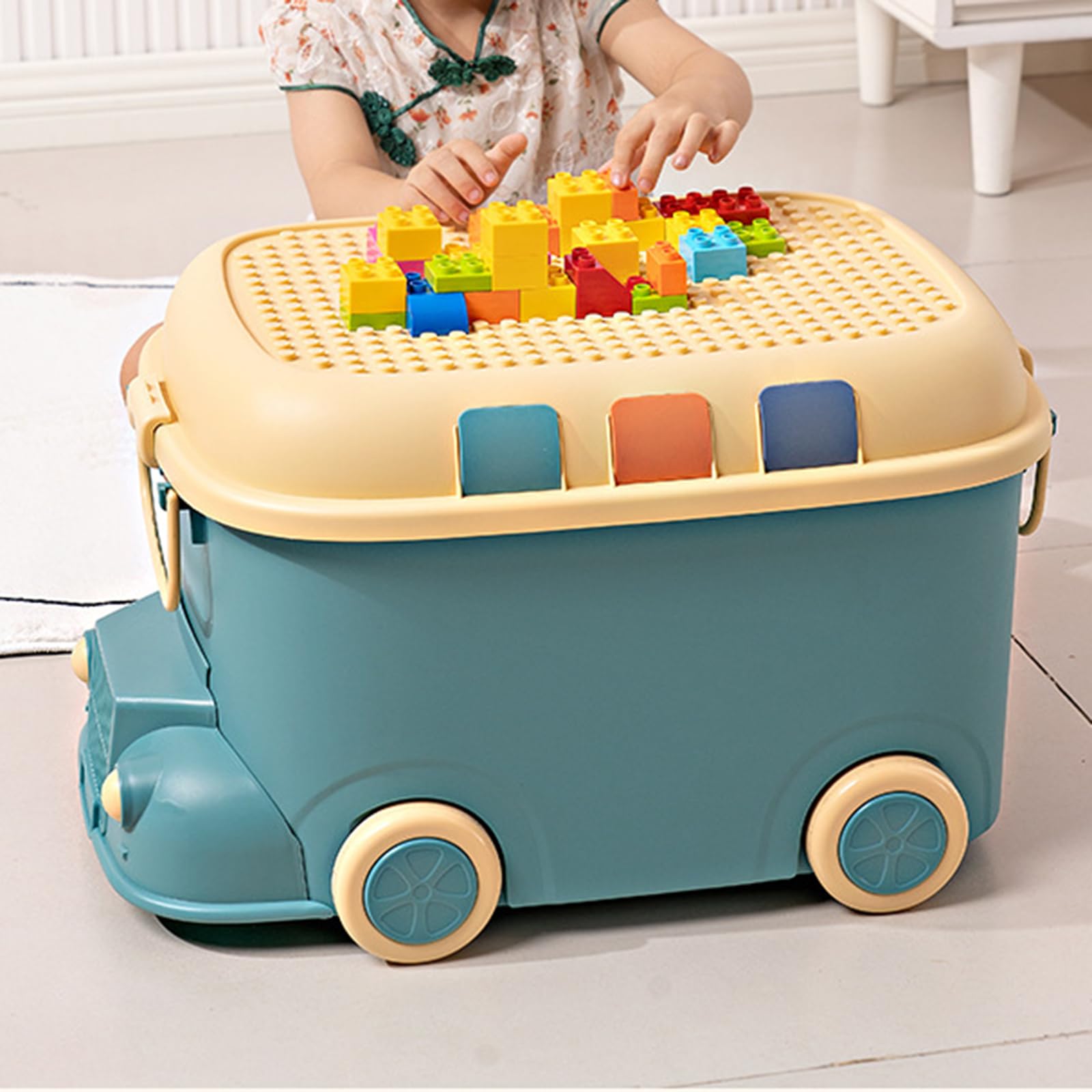 Amazon｜おもちゃ 収納 収納ボックス 蓋付き 子供 コンテナボックス