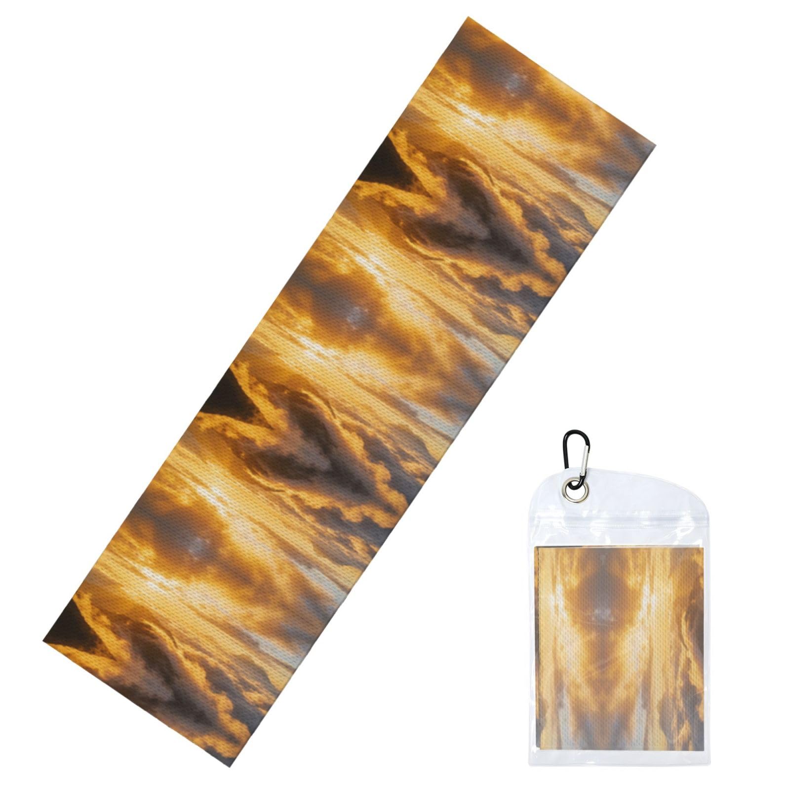 DUYIOKH Sea of Clouds Sunrise Print Cooling Towel, Portable Towel for Gym Workout Golf Beach World Cup Sports Hot Weather