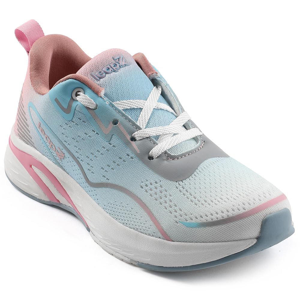 Leap7x GHD-W10E Sports Lacing Running Shoes for Women with EVA Sole | Suitable for Walking Jogging Gym | Super Foam Insole | Comfortable Footbed | Shock Absorption-image-25
