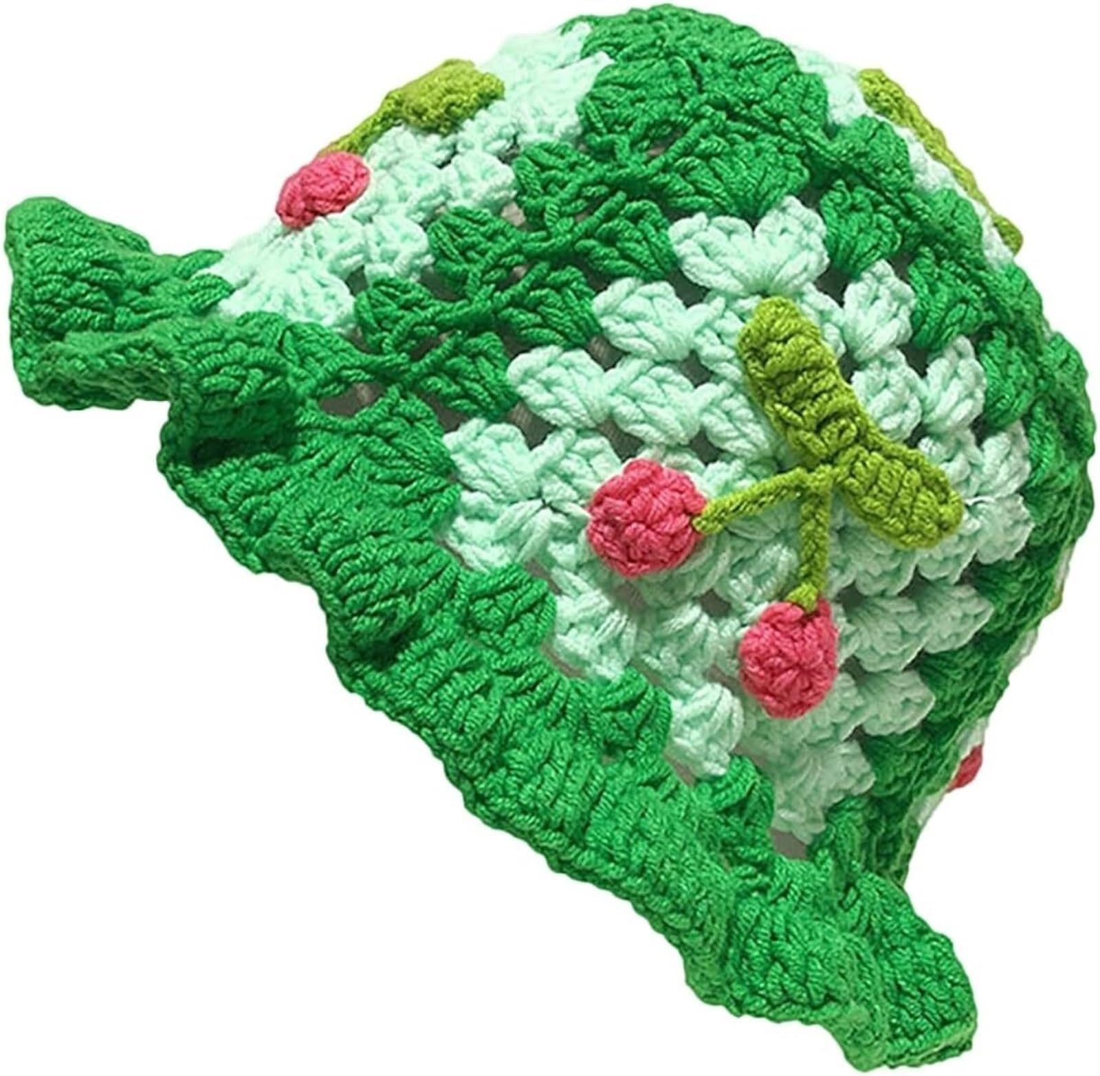 Amazon.com: GQABXKDQO Crochet Bucket Hat Fashion Knit Cloche  display picture 3