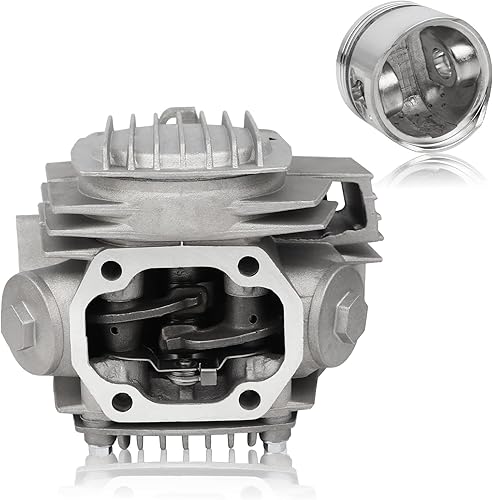 Miniatura 5 de FLYPIG Culata de cilindro de 2.063 in con kit de reconstrucción de pistón de cilindro para 110 CC 4 tiempos chino Roketa Coolster ATV Pit Quad Dirt
