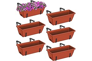 Yibing 6 Pack Railing Planter Box