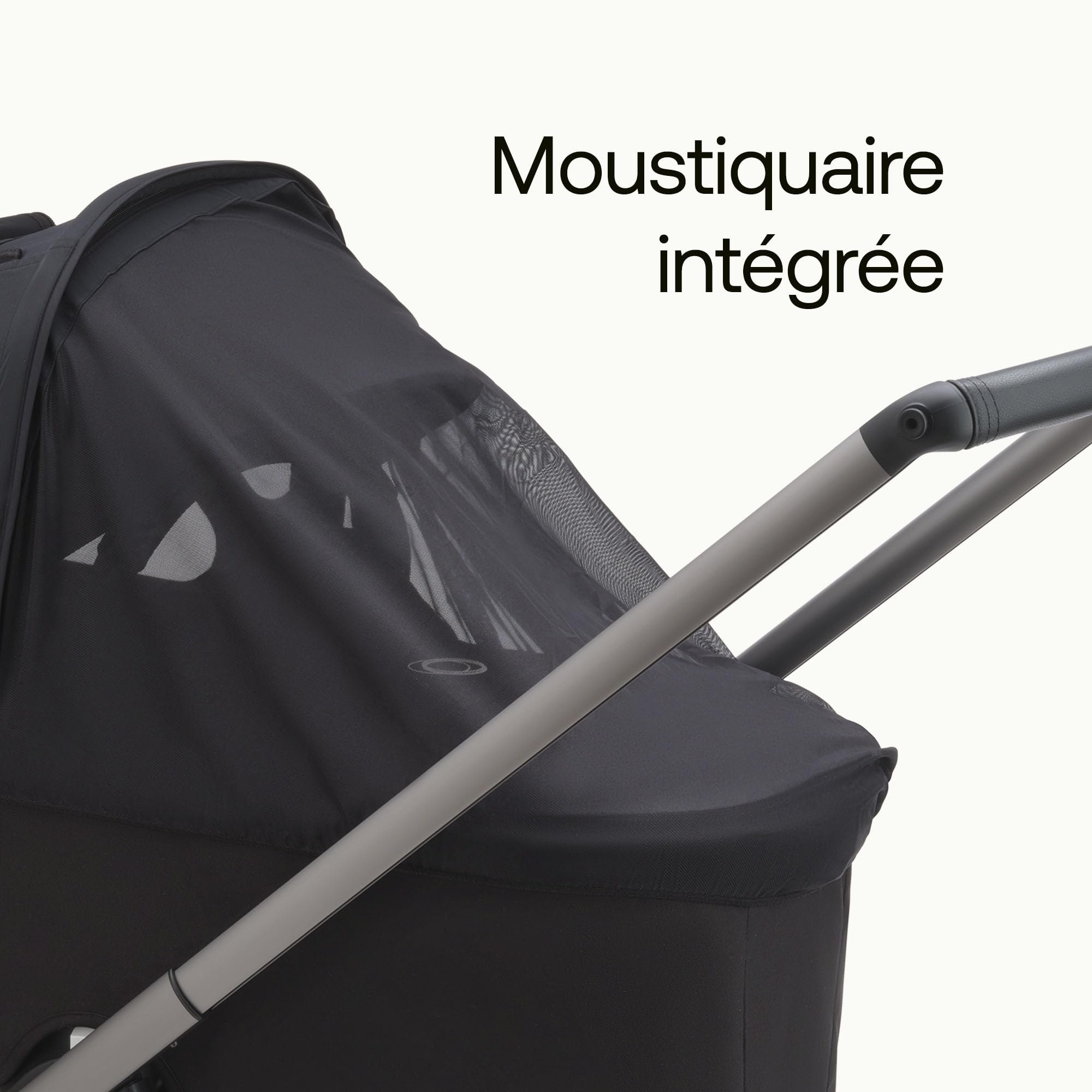 Bugaboo Dragonfly Breezy Solufflet, Extensible pour une protection complète et une protection solaire optimale, Desert Taupe
