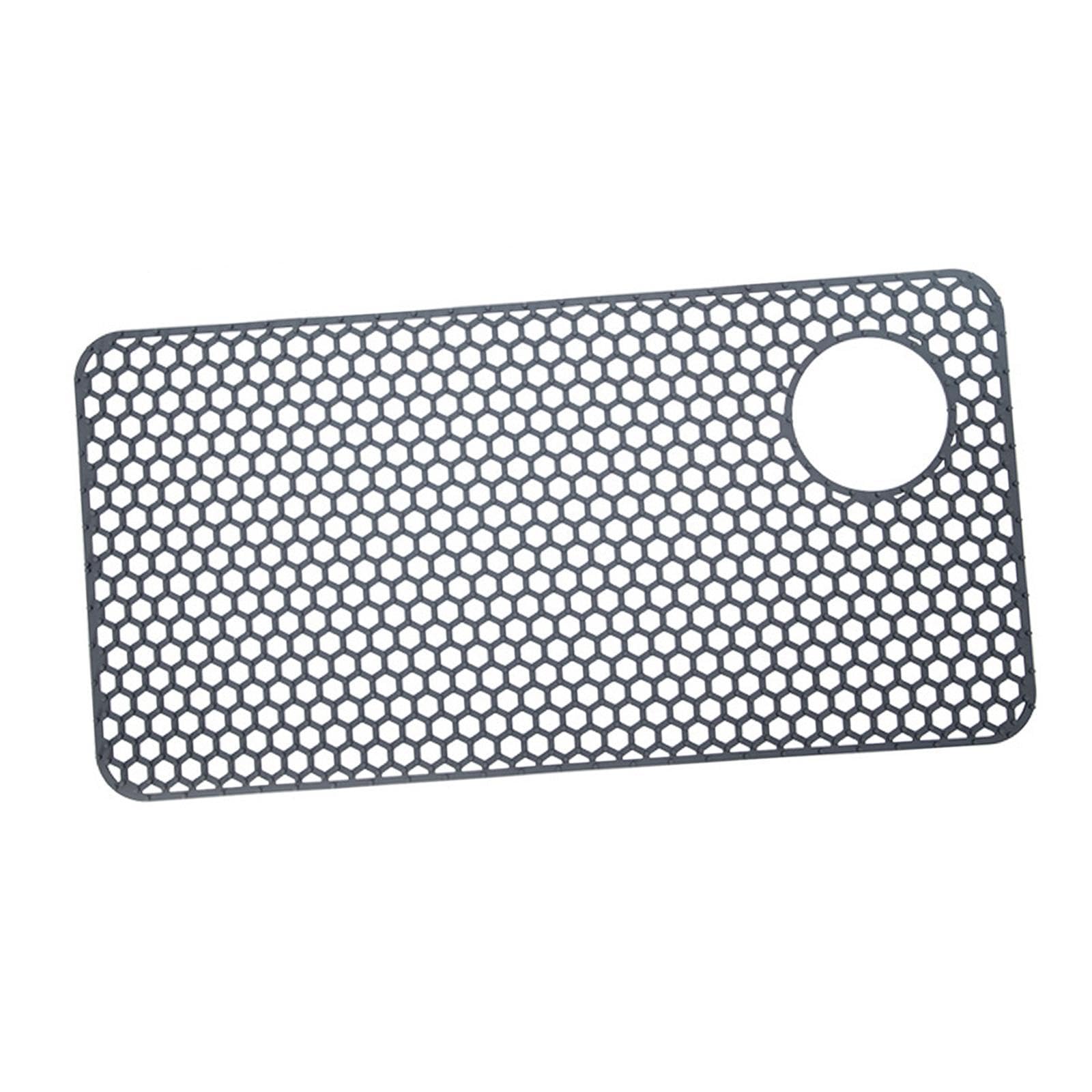 Tapis d'égouttage plat résistant au chaud et antidérapant pour table et vaisselle
