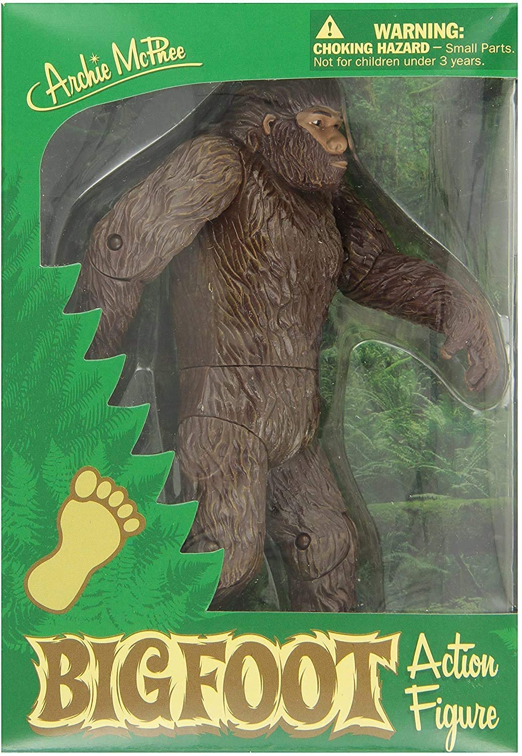 Amazon.com: 7-1/4" Bigfoot Hard Vinyl Movable Action Figure with Research  Team Car Decal | Novelty Gag Practical Joke Prank Sarcastic Toy for  Birthday Christmas Halloween : Toys & Games