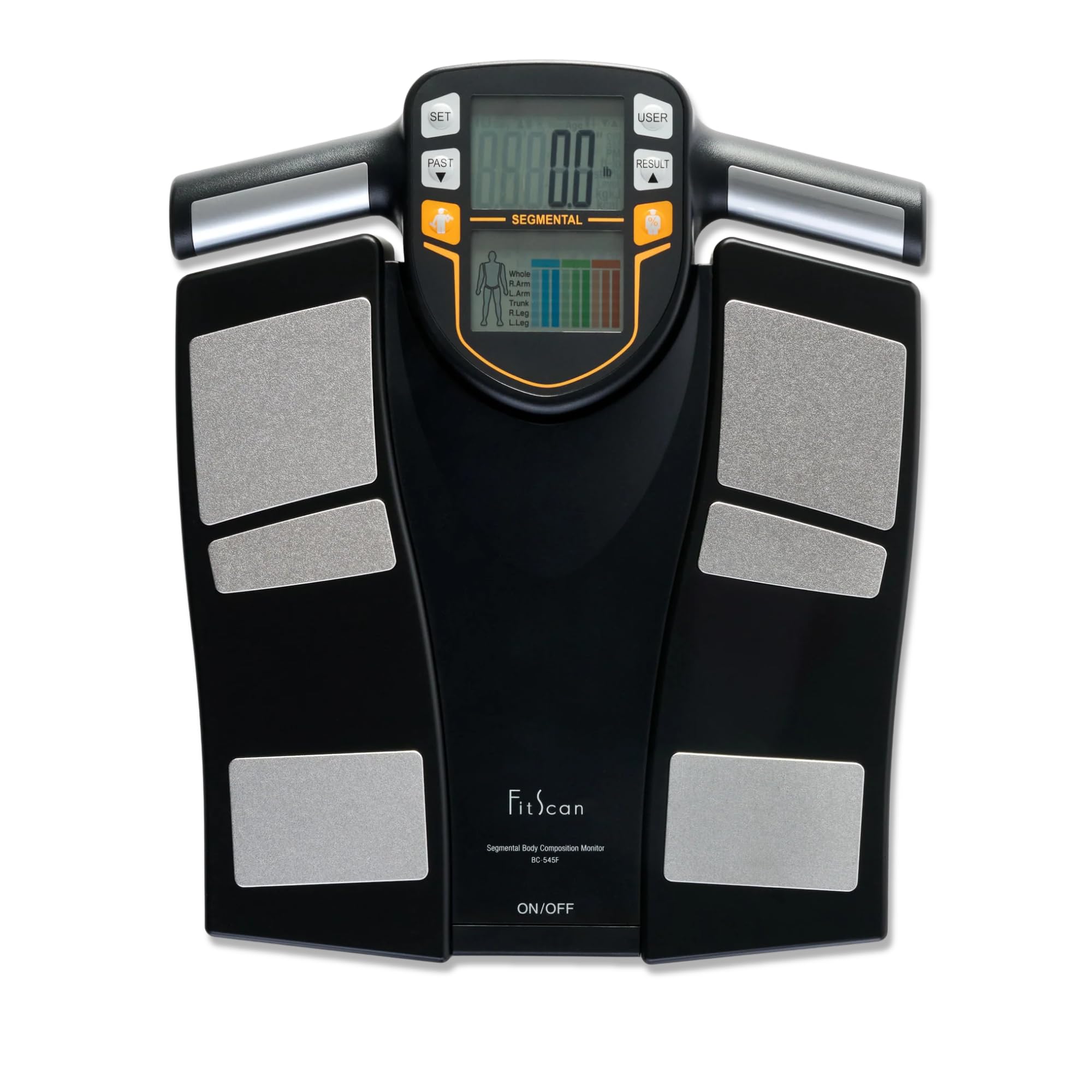 BC-545F FitScan Segmental Body Composition Monitor - 20 Body Metrics Analyzer - Japan Technology - Auto Recognition for 5 Users - Measures Arms Legs Trunk Fat & Muscle