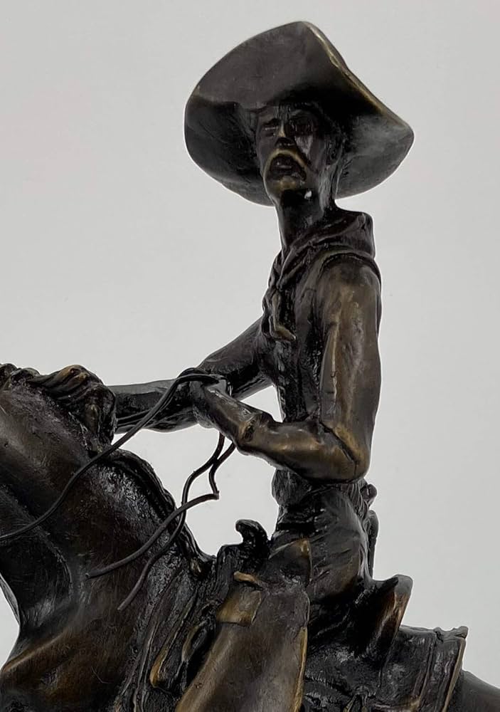 Frederic Remington カウボーイ彫刻 Amazon｜カウボーイAmericanブロンズハンドメイドSculpturer Frederic
