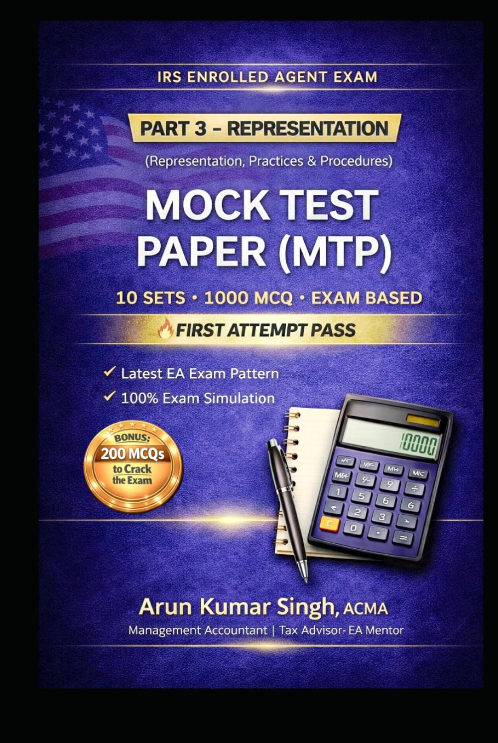 IRS Enrolled Agent (EA) Exam Part 3 – Representation, Practices & Procedures | Mock Test Series (MTP) | 1000 MCQs |2026-27: Real Exam-Based Practice ... (2026–2027) (IRS EA Exam Master Series 2026)