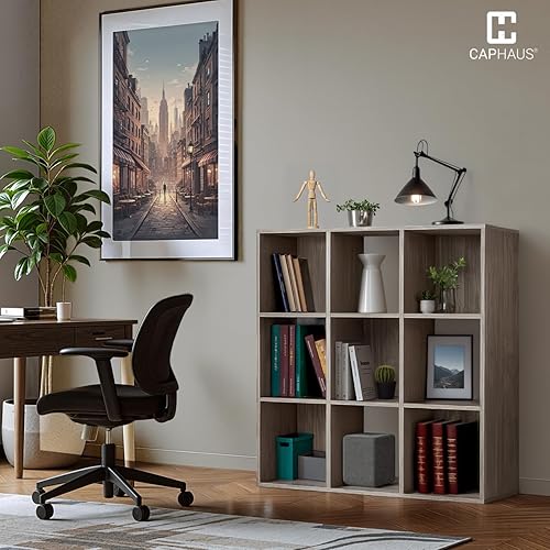 Miniatura 40 de Fencer Wire Estante organizador de almacenamiento de cubos de 11 pulgadas con parte posterior, con borde exterior, divisor de estantes de gris