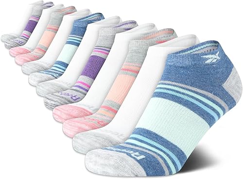 Reebok Calcetines deportivos para mujer - Calcetines de corte bajo de rendimiento (paquete de 12)