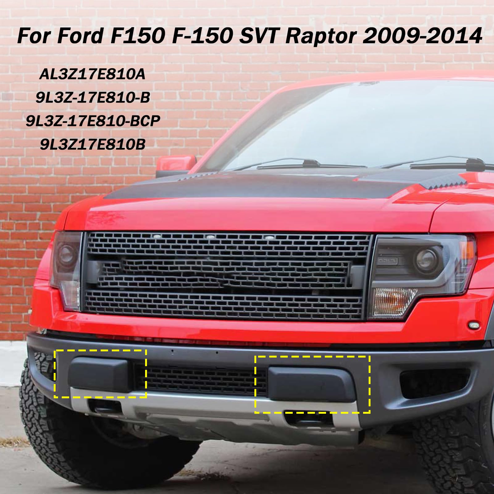 KVR 2PCS Front Bumper Guards Pads Inserts Compatible With - View #5