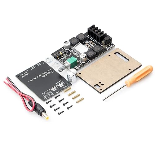 Miniatura 5 de 50W+50W Bluetooth 5.0 Amplificador, 100W Audio Amp Board Dual Channel DC8-24V, fácil instalación y contraseña sin contraseña, conexión al teléfono