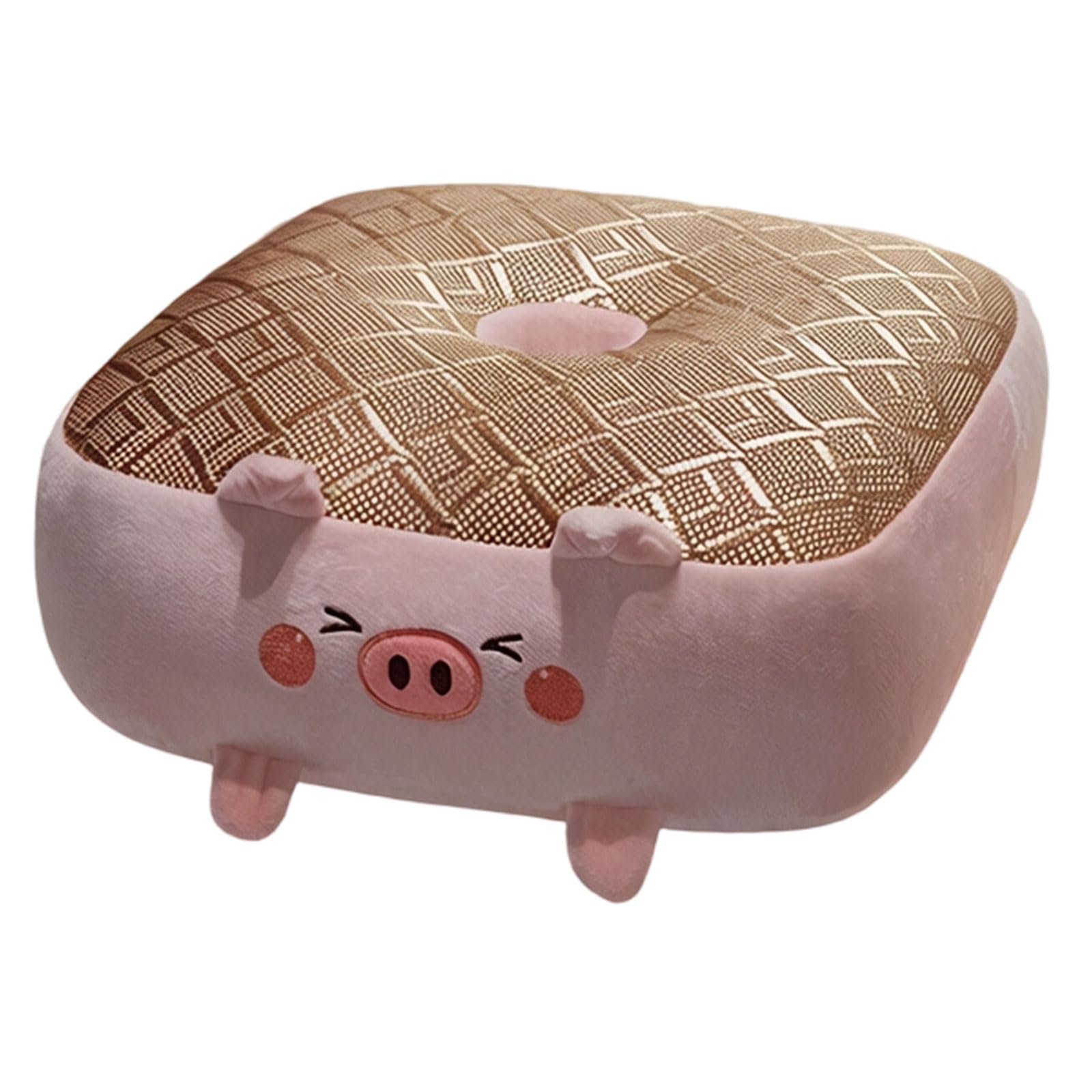 Kaeltsyn Natural Fiber Seat Pad Designed for Enhances Airflows During Warm Season Slip Proof Seat Pillow