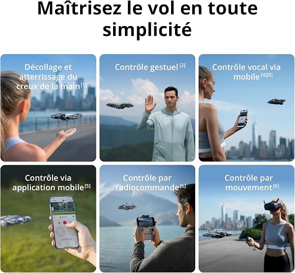 Bundle Motion Fly More DJI Neo 2 avec RC Motion 3 et Goggles N3, transmission stable avec émetteur-récepteur numérique, drone 4K pour débutants, vol FPV, 3 batteries - 2