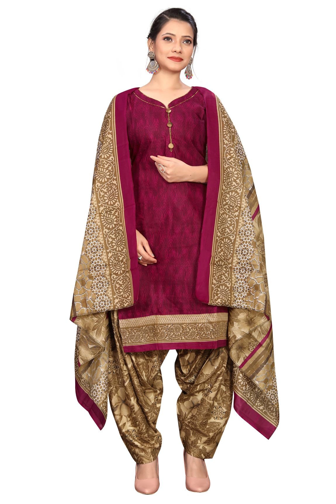 rajnandini Women Cotton Printed Ready to Wear Patiala Salwar Suit-picture-14