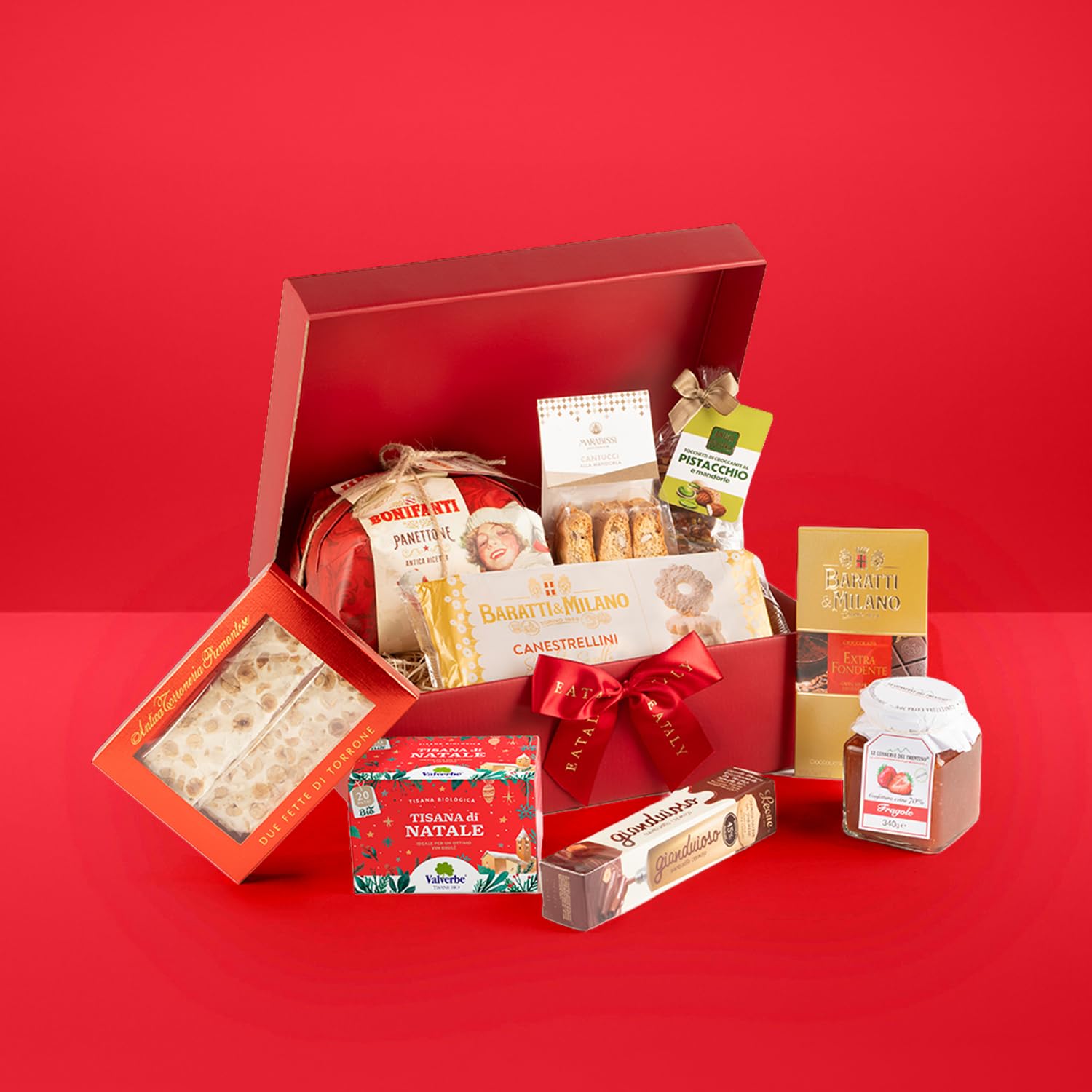 EATALY – Peccati di Gola – Cesto Gastronomico con Specialità Italiane – Box con 9 Dolci Golosi – Confezione Elegante – Perfetto per Regali e Occasioni Speciali