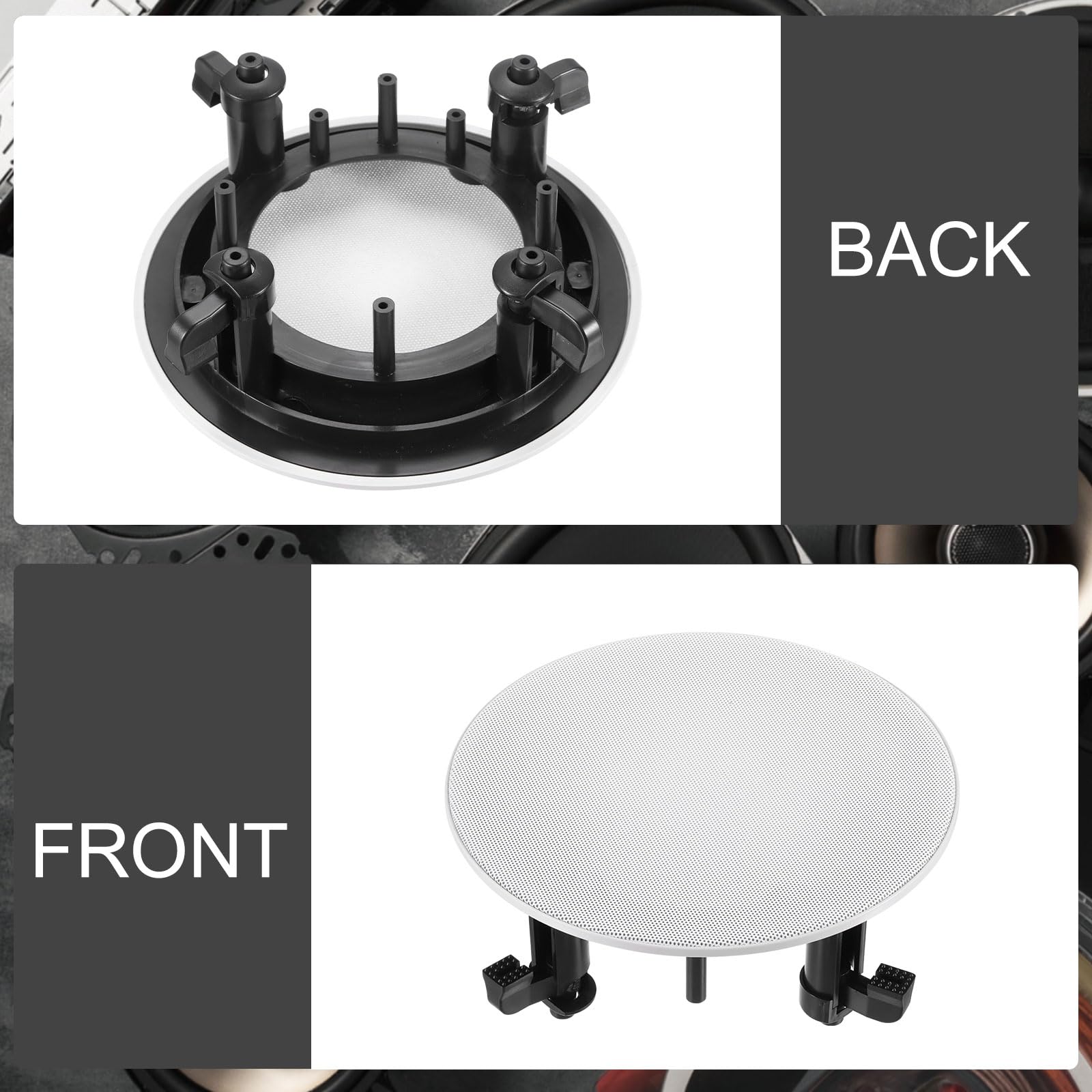 4/5/6.5/8/10/12 Anello in gomma elastica Sospensioni per altoparlanti Riparazione surround Bordo woofer 44 4/5/6.5/8/10/12 Anello in gomma elastica Sospensioni per altoparlanti Riparazione surround Bordo woofer 44