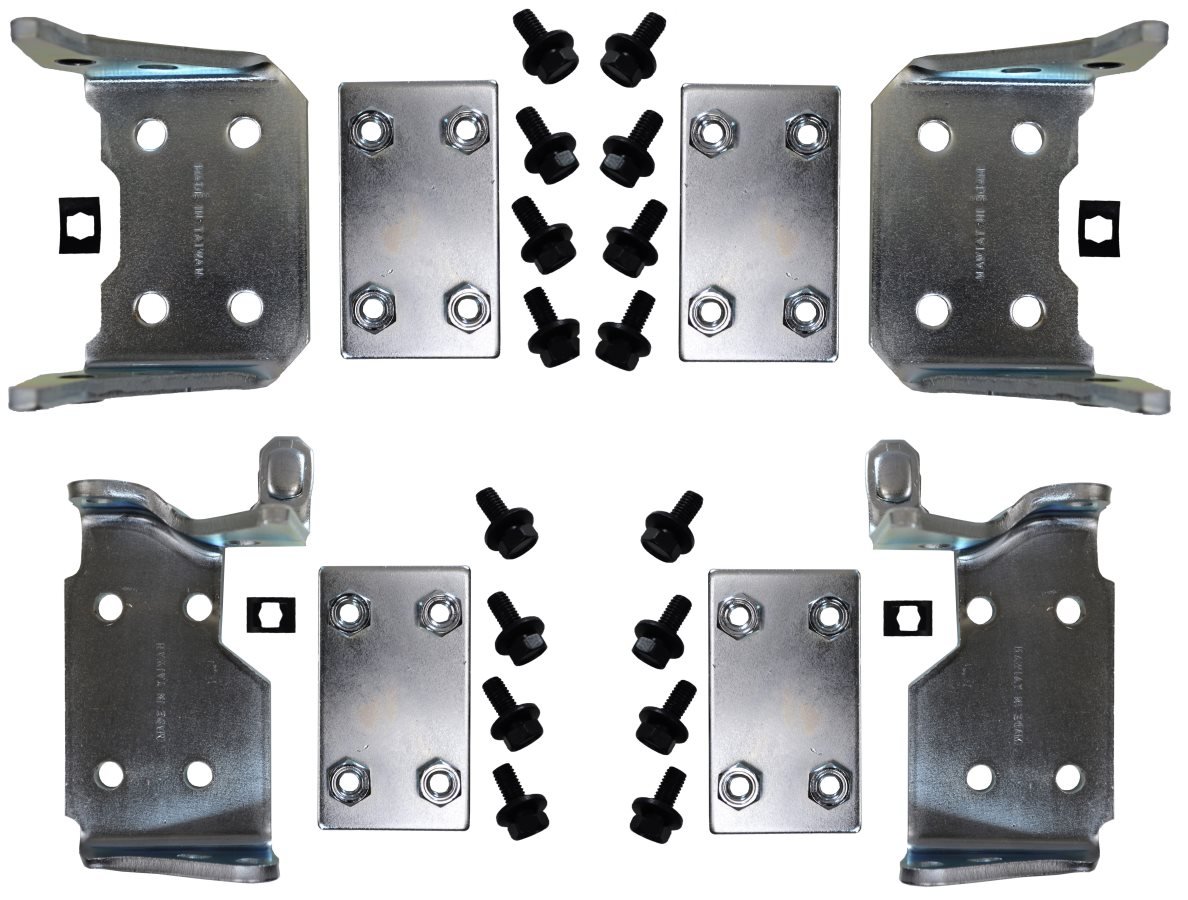 Charnière de porte en acier renforcé, kit de rechange durable pour carrosserie avant