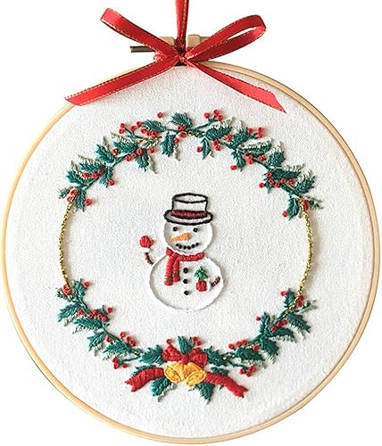 Miniatura 4 de Kit de bordado, ardilla lavanda flores Garden Awesocrafts gama completa de kits de bordado para principiantes, adultos y niños, bricolaje hecho a