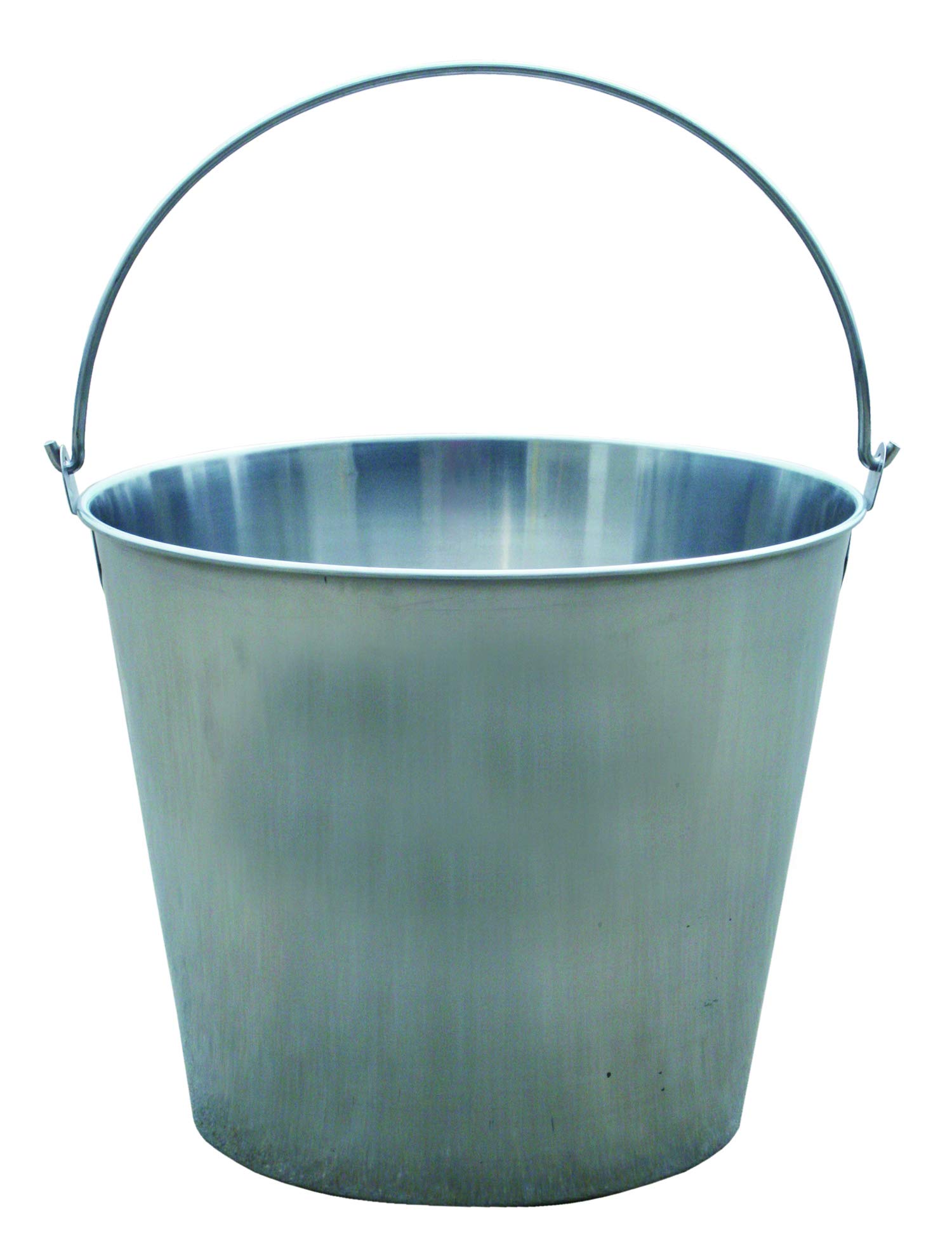 Little Giant® Stainless Steel Dairy Pail | Galvanized Metal Utility Bucket with Handle for Gardening & Farming | Cow Pail | 16 Quart