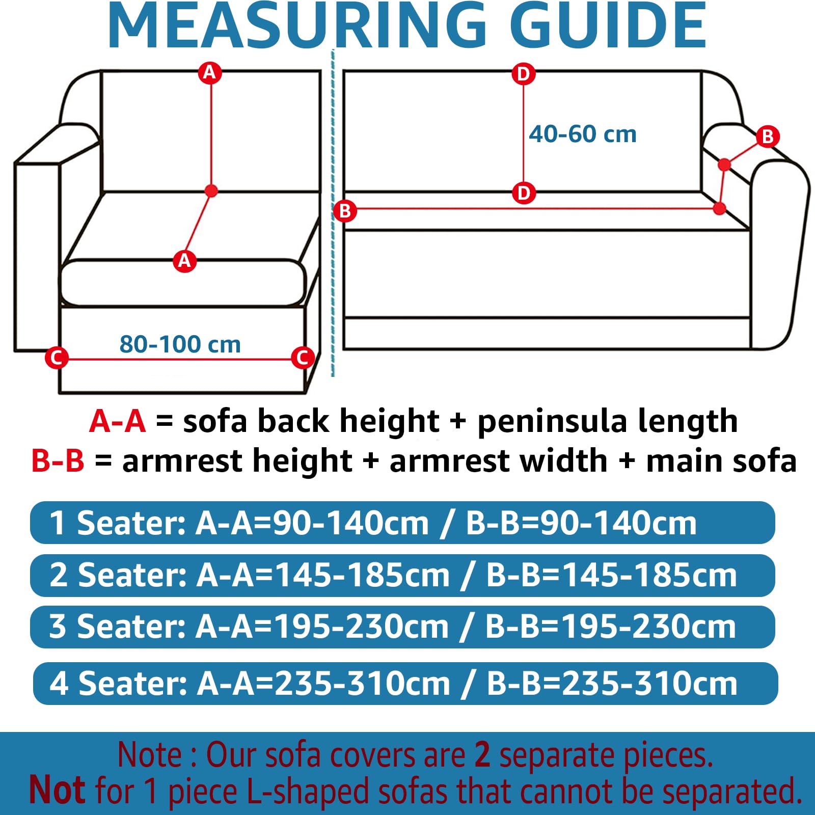 Ystyle Copridivano Con Penisola A Sinistra Destra, Elasticizzato Copridivano Angolare, Fodera Divano Chaise Longue, Sofa Cover a Forma di L (1 Posto+2 Posti, Grigio Chiaro)