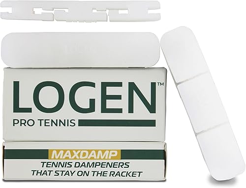 LOGEN Amortiguador de tenis Se mantiene en la raqueta Paquete de 3 amortiguadores de raqueta de tenis Amortiguador de vibraciones de tenis