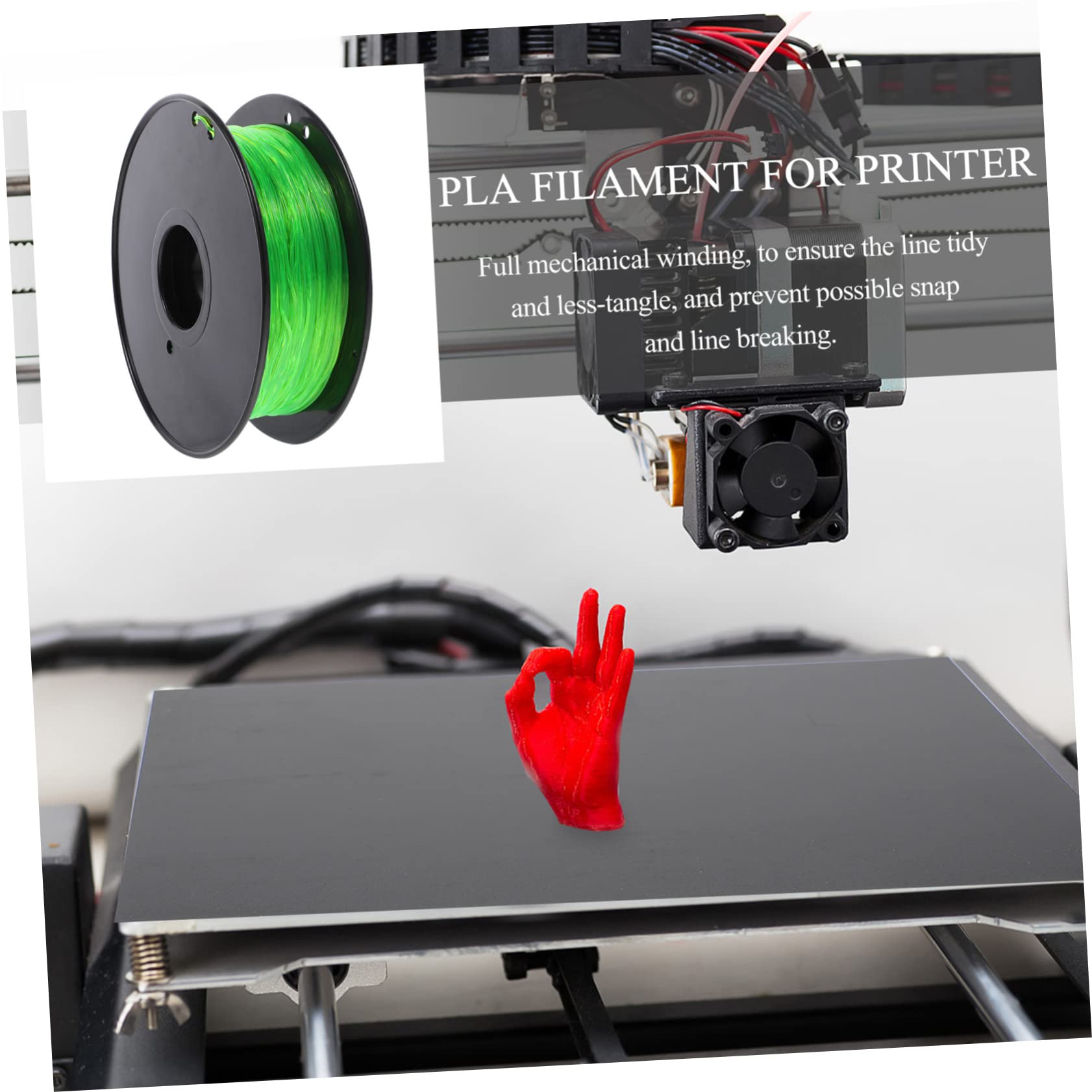 Filamento de Impresora 3d Tpu 1kg 1,75mm Verde