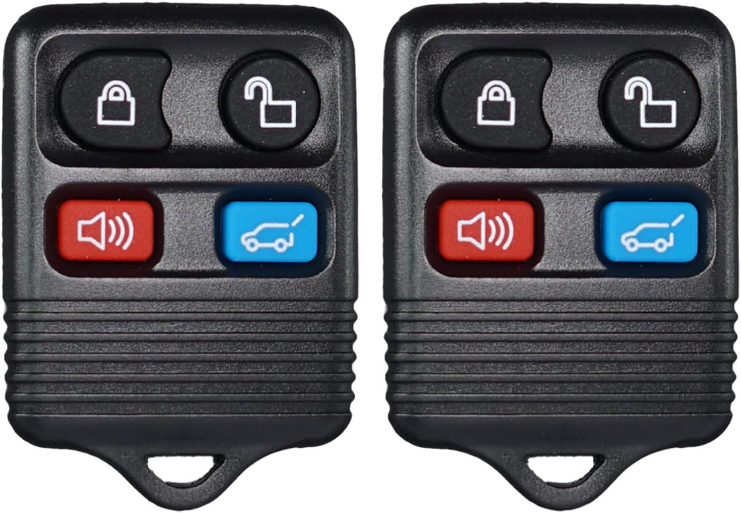 SUPALAND Key Fob Replacement Fits for Ford Explorer Expedition 2000-2010 Lincoln Aviator Navigator Mercury Mountaineer Keyless Entry Remote Control CWTWB1U322 1L2T-15K601-AA 315 MHz 4 Buttons Set of 2