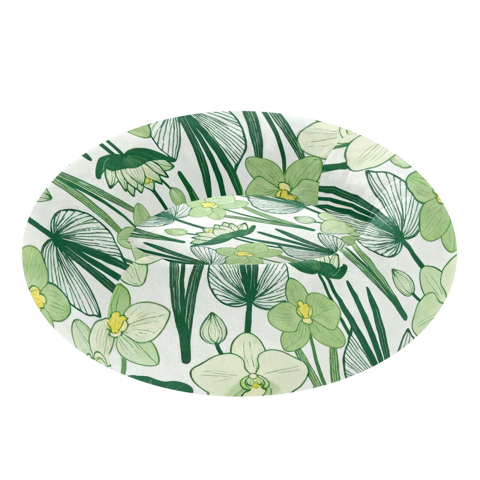 Lit pour chat stressé panier apaisant anti-anxiété taille XS aux motifs tropicaux