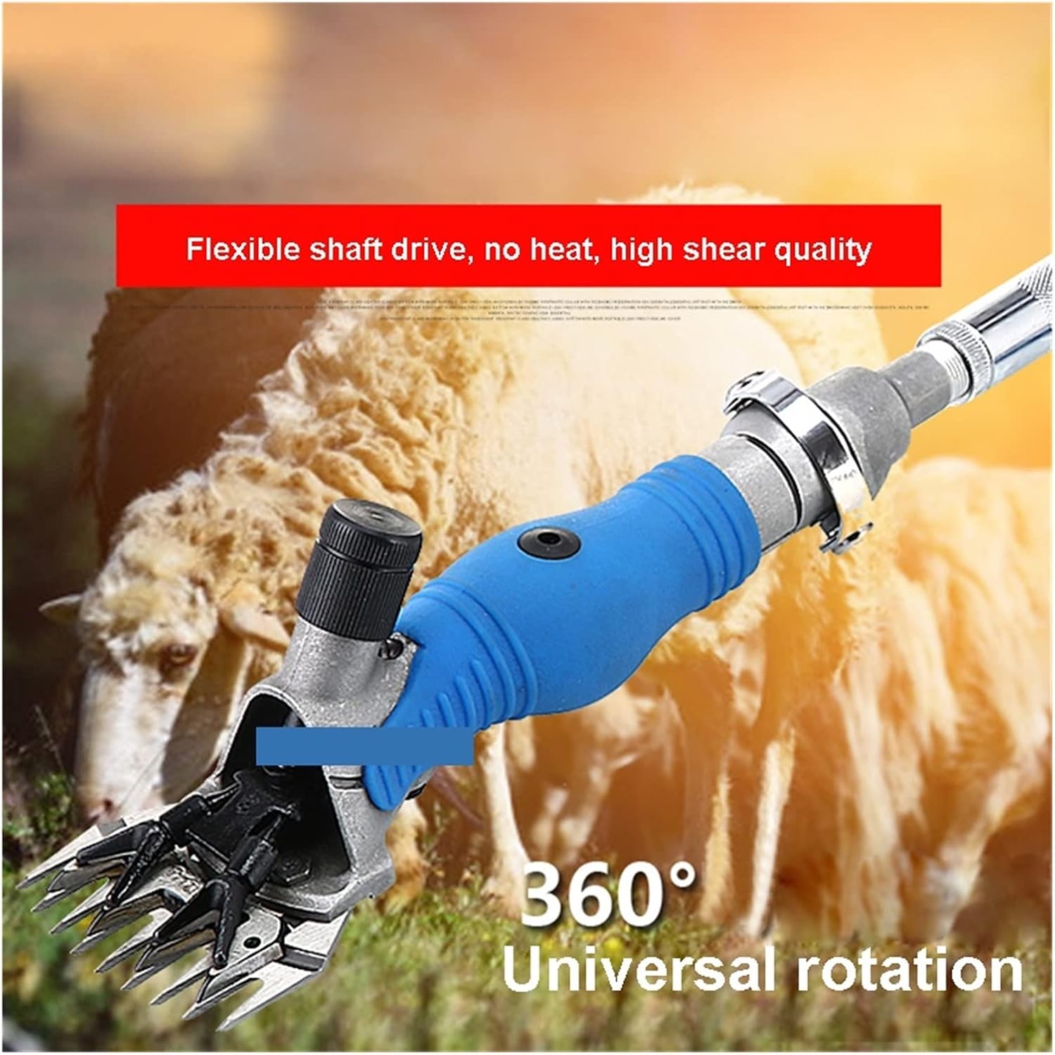 High Power Shearing Machine High-quality Soft Shaft Sheep Machines Electric Wool Shears 320W 2800r/min with High Efficiency