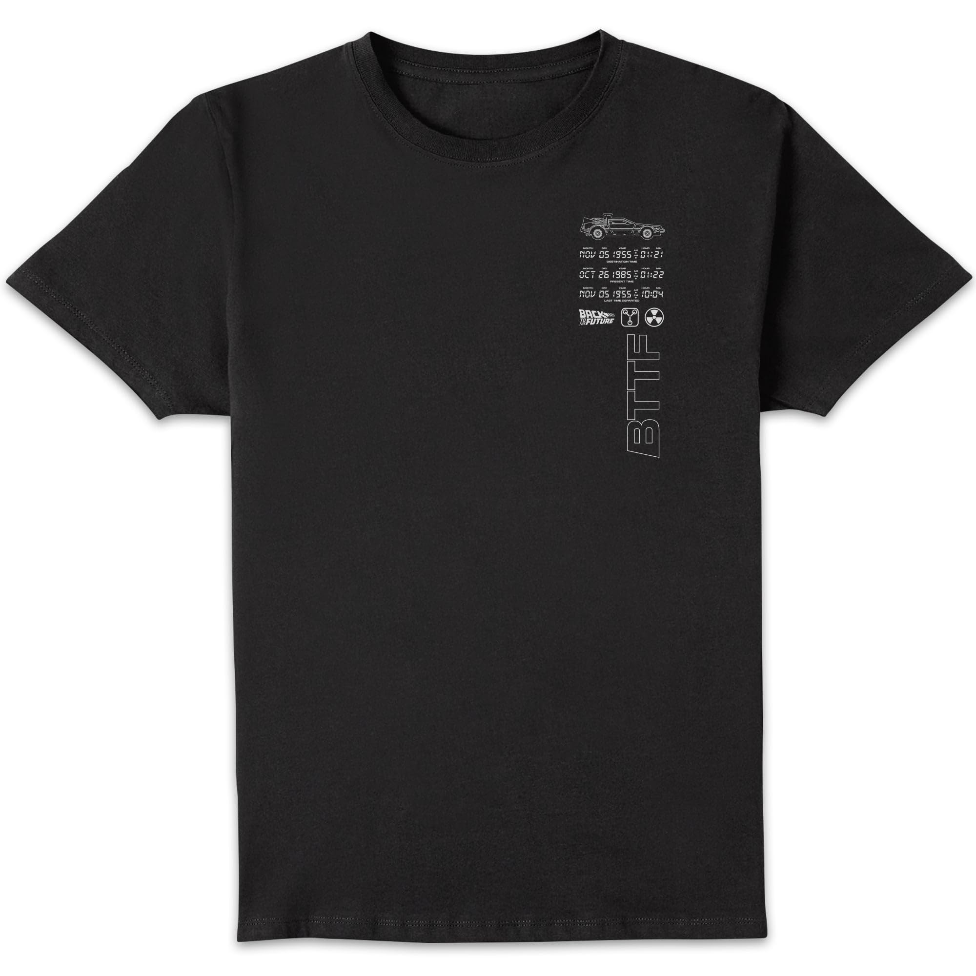 Back to The Future 88MPH Men's T-Shirt - Black XXL