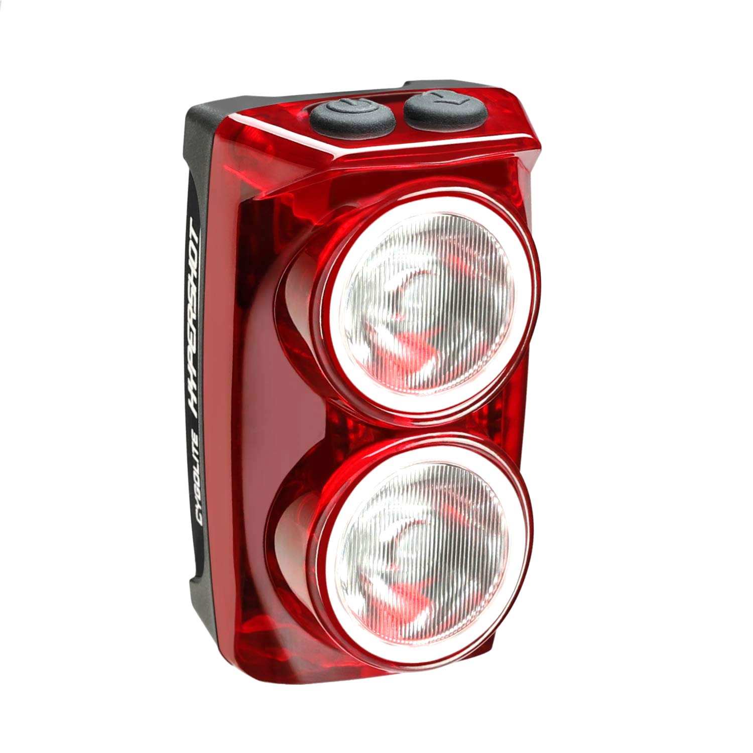 CygoliteHypershot 350 & 250 Lumen Bicycle Taillight Models–7 Night & Daytime Modes–User Tunable Flash Speeds- Small & Durable–IP64 WaterResistant–Secure Hard Mount–USB Recharge–Great For Busy Streets