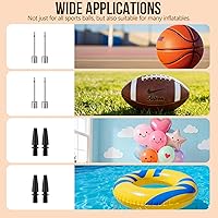 Vista 6 de Electric Ball Pump,Smart Air Pump Portable Fast Ball Inflation with Accurate Pressure Gauge and Digital LCD Display for Basketball Football Soccer